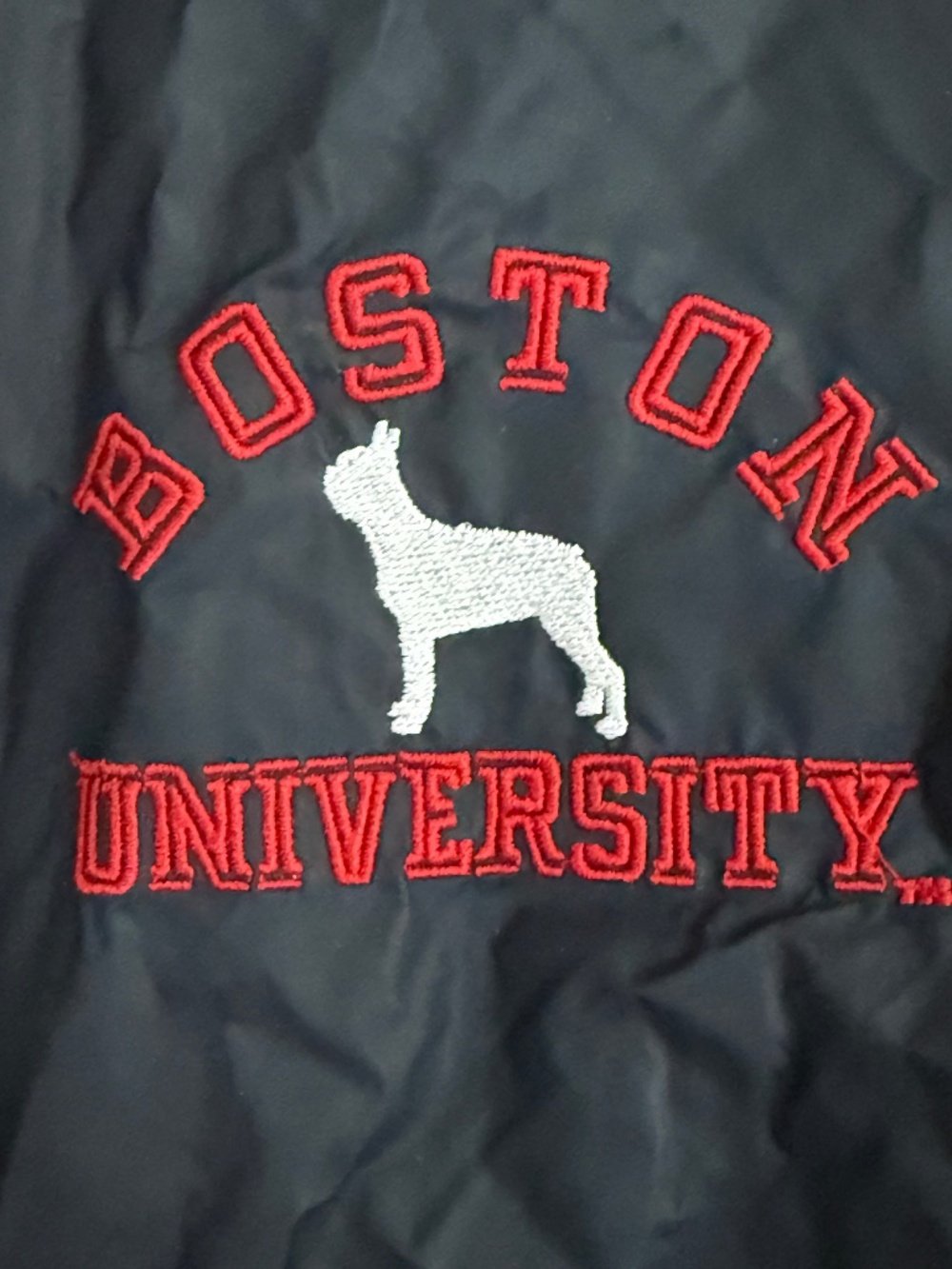 Boston University Jacket Size Medium